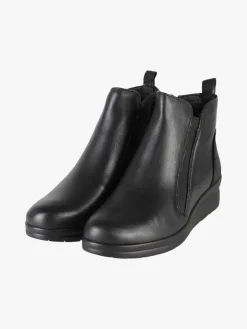 Riposella Stivaletti in pelle da donna con zeppa