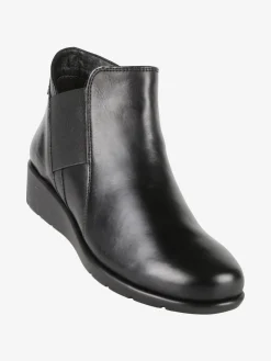 Riposella Stivaletti in pelle da donna con zeppa