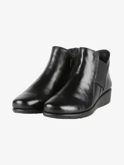 Riposella Stivaletti in pelle da donna con zeppa