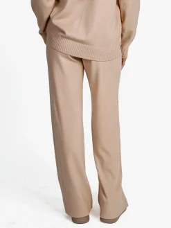 Rossamiss Pantaloni donna in maglia con coulisse - nudo