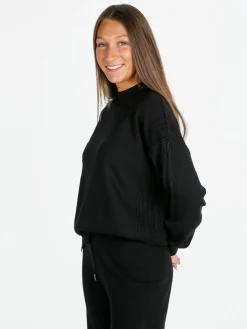 Rossamiss Pullover donna oversize in maglia - nero
