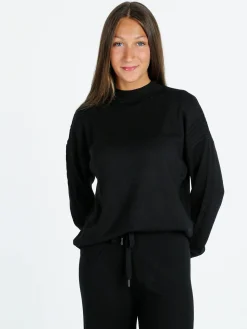 Rossamiss Pullover donna oversize in maglia - nero