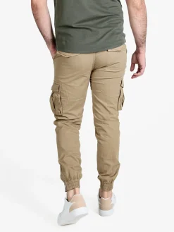 Ross Kemp Pantaloni cargo da uomo con polsini e zip sul finale
