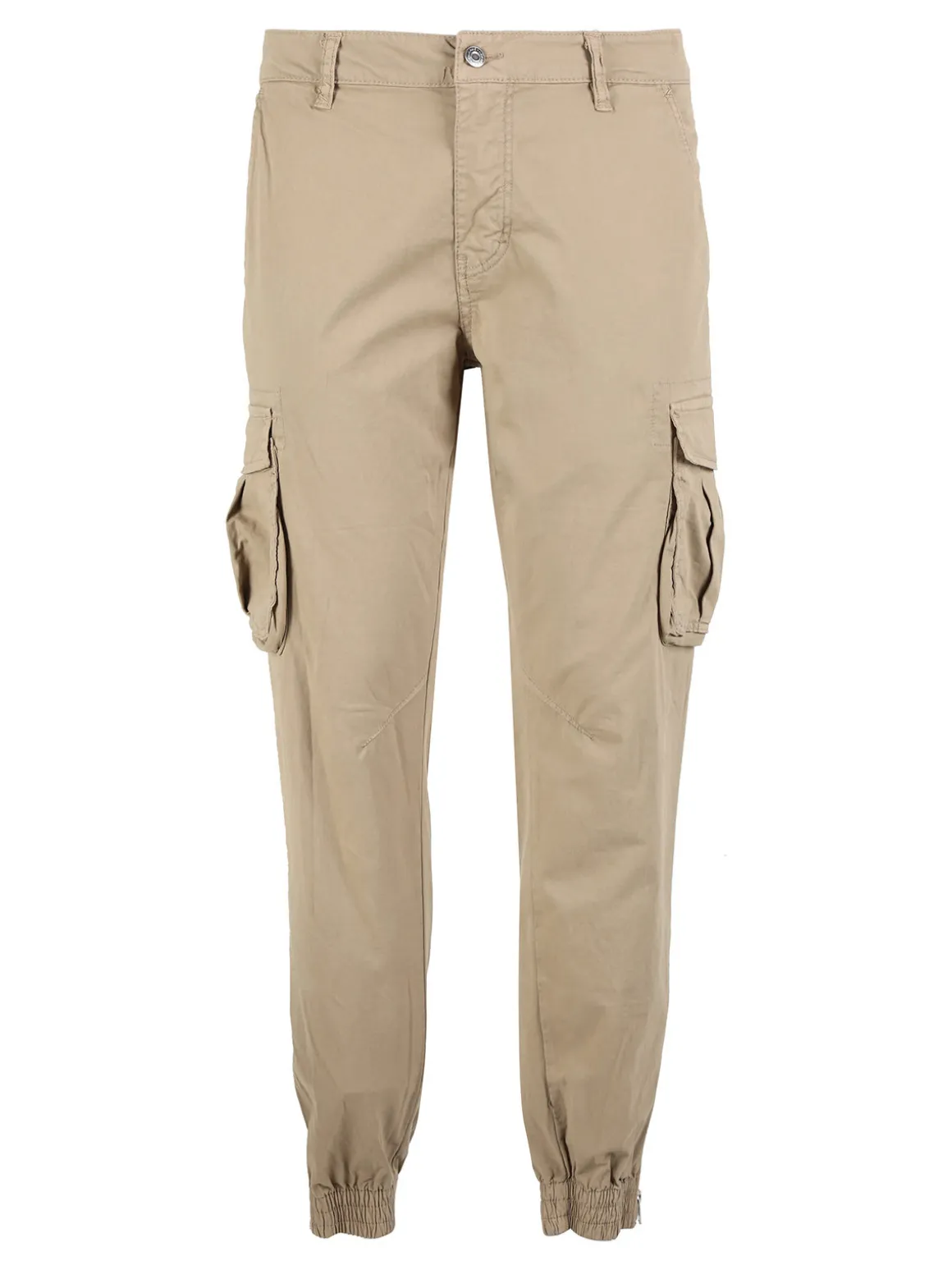 Ross Kemp Pantaloni cargo da uomo con polsini e zip sul finale