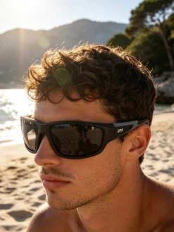 Rpn Occhiali da sole da uomo avvolgenti - nero