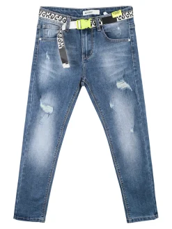 Run Boy Jeans da bambino con strappi