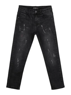 Run Boy Jeans da bambino slim fit - nero