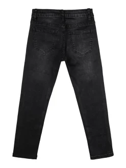 Run Boy Jeans da bambino slim fit - nero