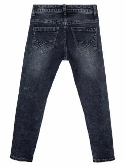 Run Boy Jeans da bambino slim fit con laccetto decorativo