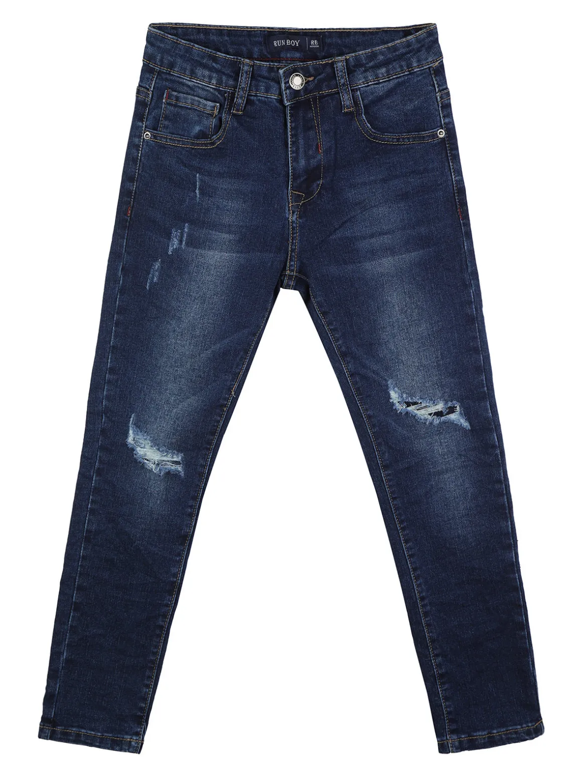 Run Boy Jeans da ragazzo con strappi
