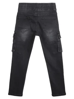 Run Boy Jeans da ragazzo con tasconi laterali