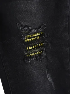 Run Boy Jeans skinny bimbo con strappi