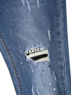 Run Boy Jeans skinny da bambino con strappi - jeans