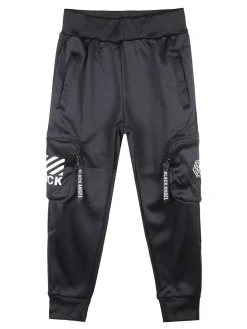 Run Boy Pantaloni da bambino con tasconi laterali e polsini