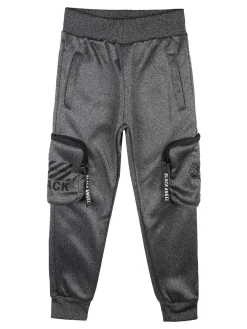 Run Boy Pantaloni da bambino con tasconi laterali e polsini