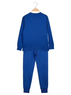 Sabor Jurassic world pigiama lungo da bambino in cotone - blu
