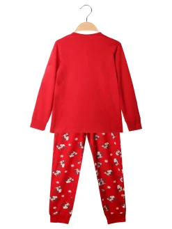 Sabor Snoopy pigiama natalizio da bambina in cotone