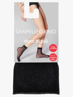 Sanpellegrino Calzini lurex da donna - nero