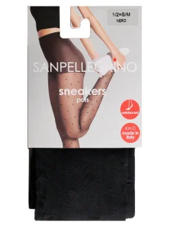 Sanpellegrino Collant donna a pois - nero