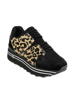 Saralòpez Sneakers donna con platform e lacci elastici