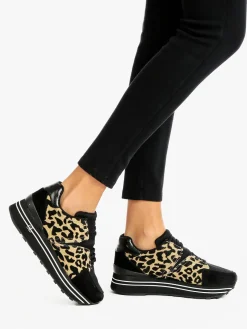 Saralòpez Sneakers donna con platform e lacci elastici