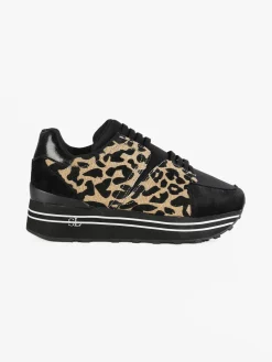 Saralòpez Sneakers donna con platform e lacci elastici