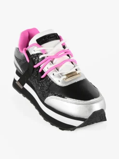 Saralòpez Sneakers stringate con strass da donna