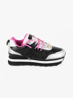 Saralòpez Sneakers stringate con strass da donna