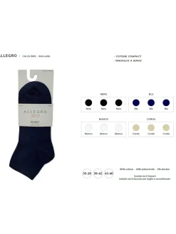 Scopri Confezione da 3 paia di calze corte unisex - nero