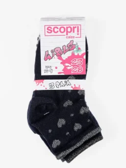 Scopri Junior Calze corte da bambina confezione da 3 paia