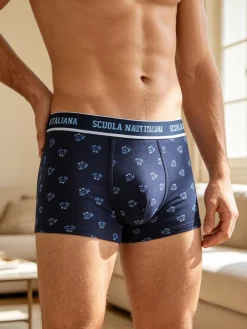 Scuola Nautica Italiana Boxer da uomo con stampe