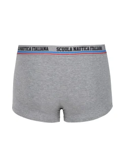 Scuola Nautica Italiana Boxer da uomo in cotone elastico