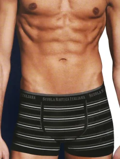 Scuola Nautica Italiana Boxer da uomo rigati