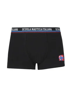Scuola Nautica Italiana Boxer da uomo in cotone elastico