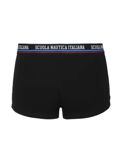 Scuola Nautica Italiana Boxer da uomo in cotone elastico