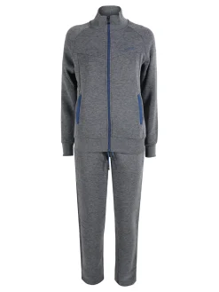 Scuola Nautica Italiana Completo tuta donna invernale con felpa e pantaloni - grigio scuro