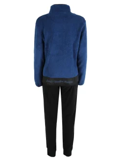 Scuola Nautica Italiana Completo tuta donna in pile con felpa e pantaloni - jeans