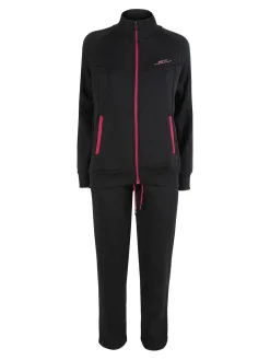 Scuola Nautica Italiana Completo tuta donna invernale con felpa e pantaloni - nero