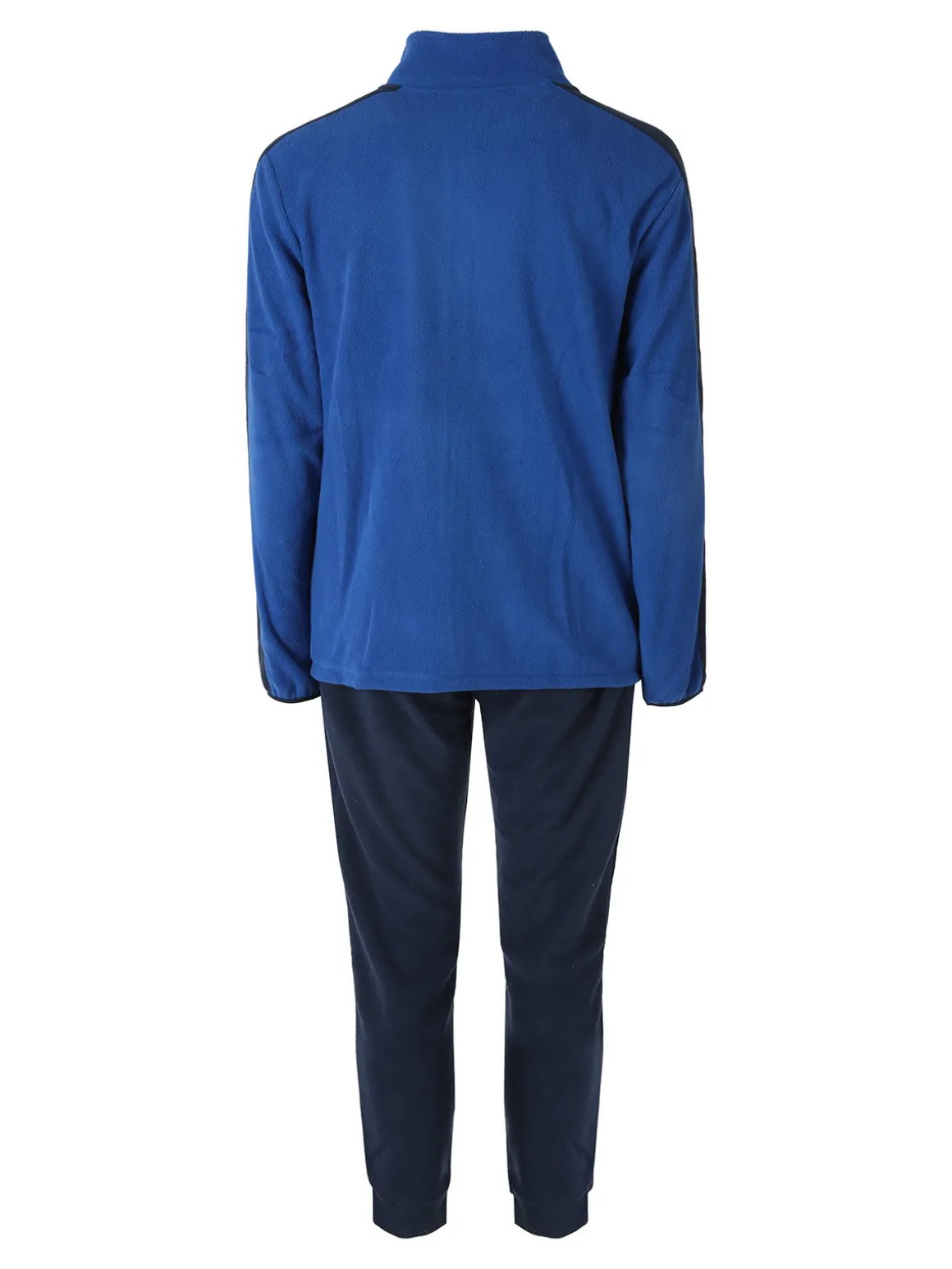 Scuola Nautica Italiana Completo tuta 2 pezzi da uomo in pile full zip - blu