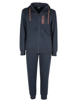Scuola Nautica Italiana Tuta da uomo 2 pezzi con cappuccio e zip