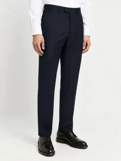Sedony Collection Pantaloni classici da uomo taglie grandi - blu scuro