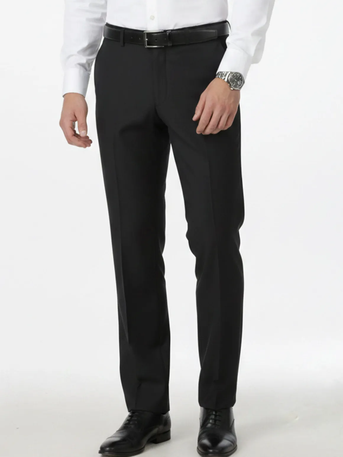 Sedony Collection Pantaloni classici da uomo taglie grandi - antracite