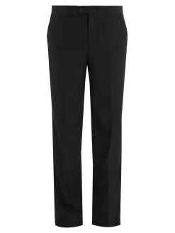 Sedony Collection Pantaloni classici da uomo taglie grandi - nero
