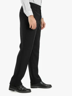 Sedony Collection Pantaloni classici da uomo taglie grandi - nero