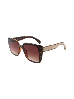 Seevision Occhiali da sole da donna con glitter - moro