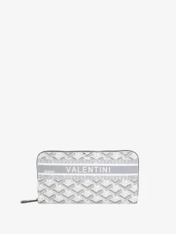 Sergio Valentini Portafoglio rettangolare da donna con stampe - bianco