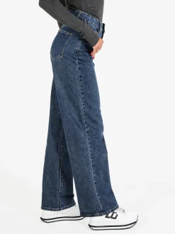 Sexy Sense Jeans donna a gamba larga e vita alta - jeans