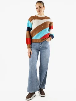 Sexy Sense Jeans donna a gamba larga - jeans