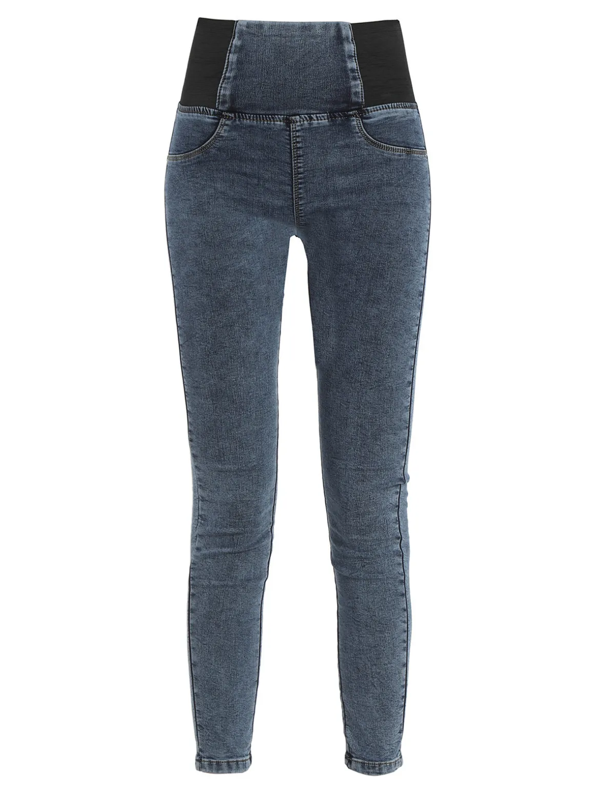 Sexy Sense Jeans skinny da donna a vita alta elasticizzata
