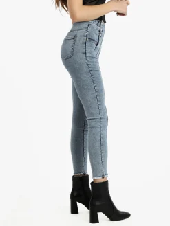 Sexy Sense Jeggings da donna vita alta
